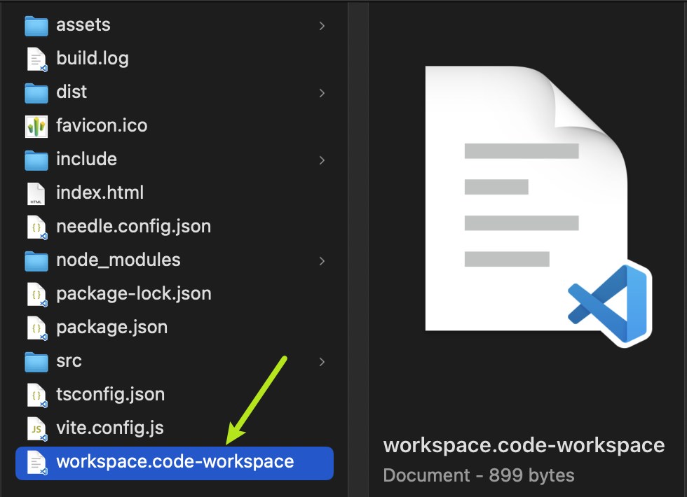 Opening the Code Editor from Finder